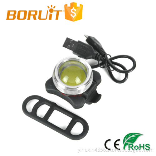 Convenient Simple Operate USB Led Rechargeable Bicycle Tail Light For Camping